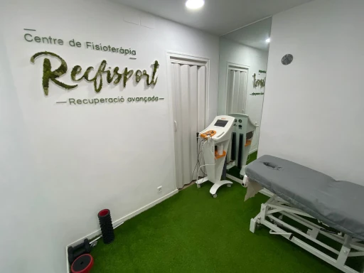 Box de Fisioterapia — detalle del puesto de tratamiento